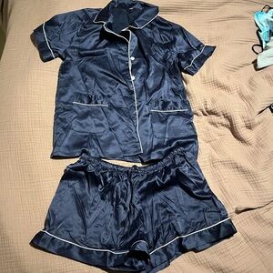 Women's Satin Pajama Set
